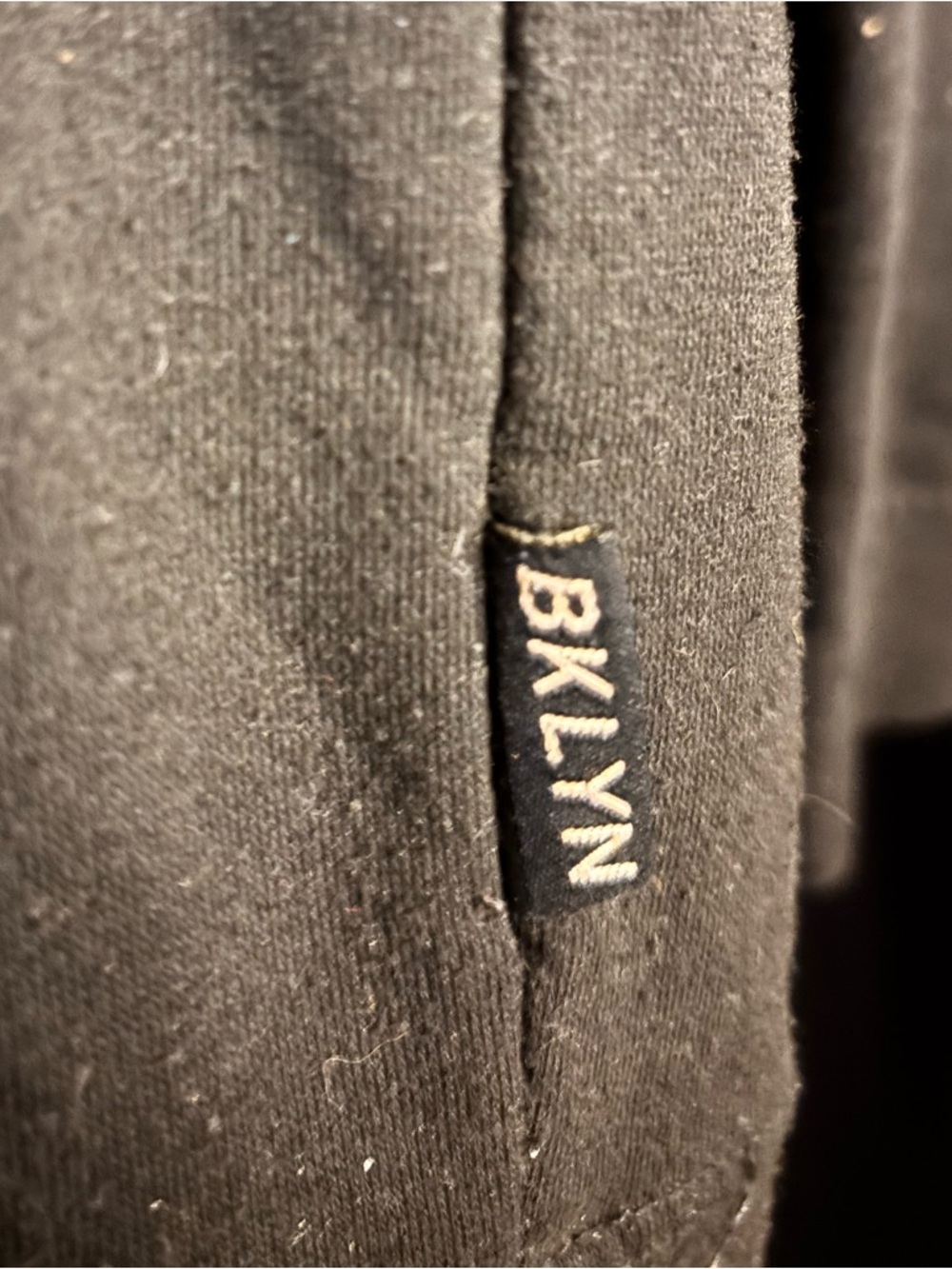Brooklyn Cloth Black Hoodie with Blue Peace Sign & Purple Smiley - Picture 7 of 7